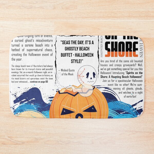 Item preview, Halloween on the Beach - 'Wicked Weekly' Collection - Spirits on the Shore - colored designed and sold by Arubi-Art.