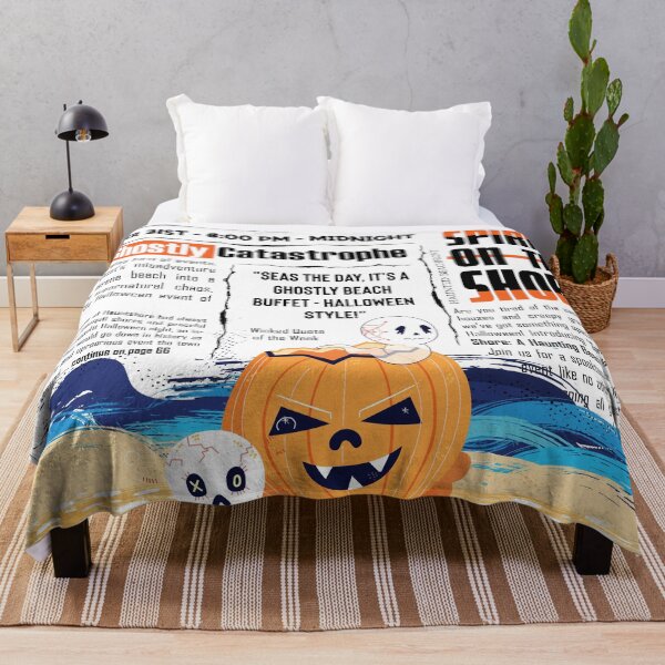 Item preview, Halloween on the Beach - 'Wicked Weekly' Collection - Spirits on the Shore - colored designed and sold by Arubi-Art.
