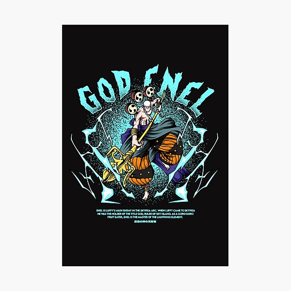 God Enel One Piece Enel Bounty Poster Skypeia Goro goro no mi Art Board  Print for Sale by One Piece Bounty Poster