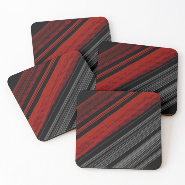 Item preview, Somber Red Black Geometric  designed and sold by AW2 Designs.