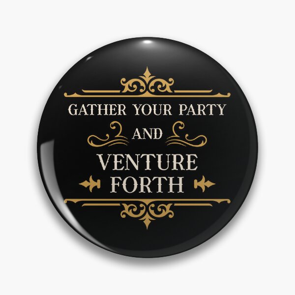 Item preview, Gather Your Party and Venture Forth RPG Gaming designed and sold by pixeptional.