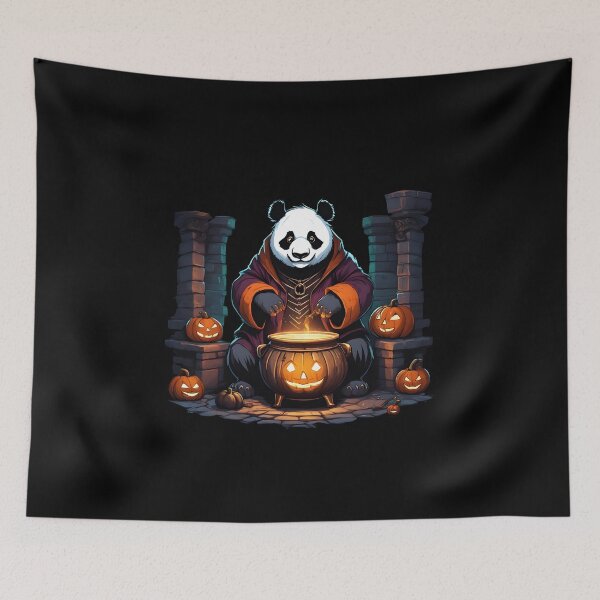 Item preview, Halloween Panda Magic designed and sold by HoruXtore.