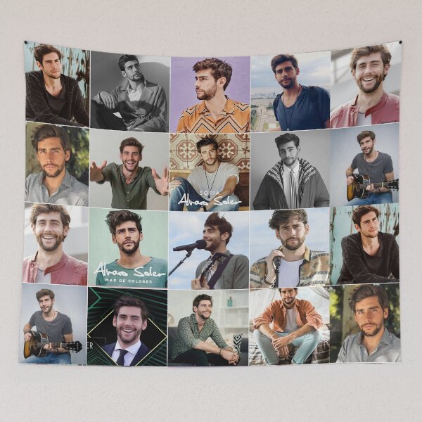 Item preview, Alvaro Soler Photo Collage designed and sold by GoghGetta.