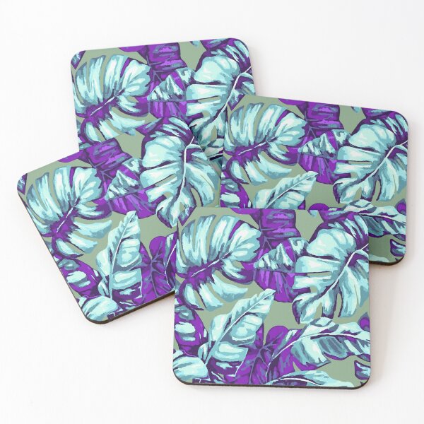 Item preview, Tropical Leaves Camouflage Of Banana and Monstera 4 designed and sold by taiche.