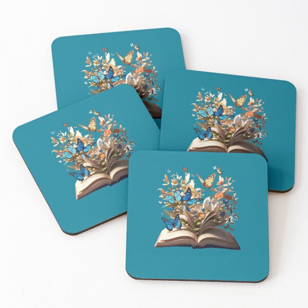 Item preview, Open Book With Flowers and butterflies designed and sold by Easonseay.