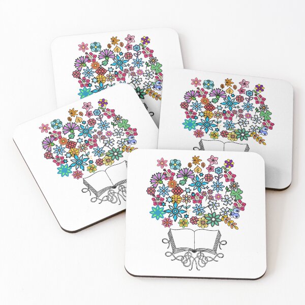 Item preview, Open Book with Wild Flower Book Aesthetic  designed and sold by Easonseay.