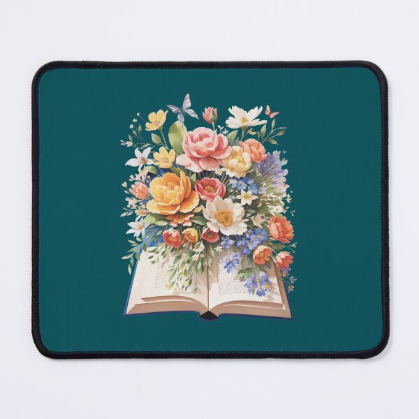 Item preview, Watercolor open book, book lover flowers gift Classic  designed and sold by Easonseay.