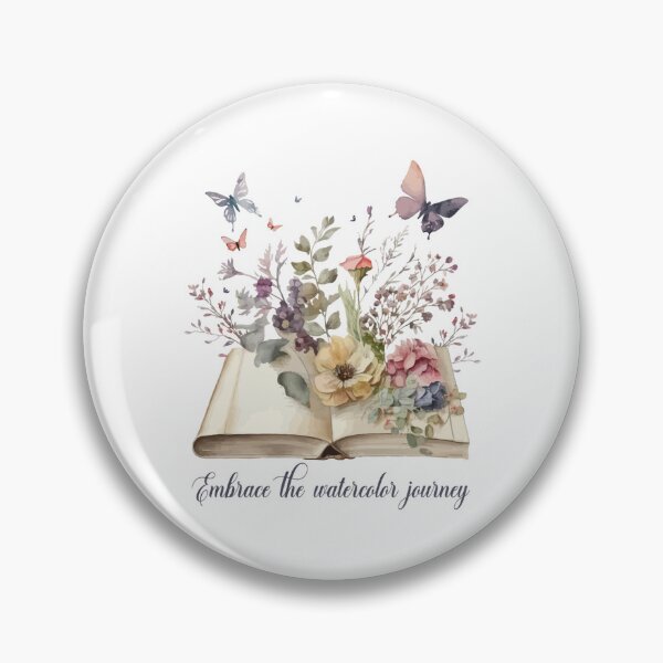 Artikelvorschau, Aquarell offenes Buch, lustige Leseblumen, Blumen entworfen und verkauft von Easonseay.