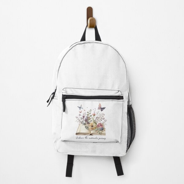 Item preview, Watercolor open book, funny reading flowers, flowers designed and sold by Easonseay.