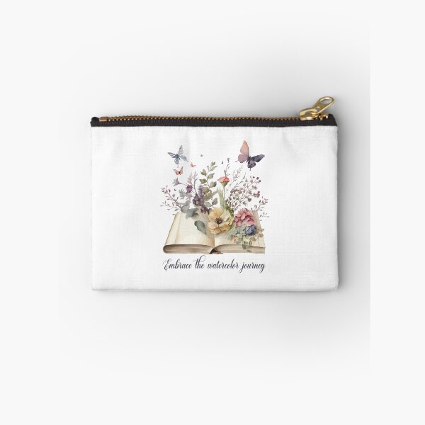 Item preview, Watercolor open book, funny reading flowers, flowers designed and sold by Easonseay.