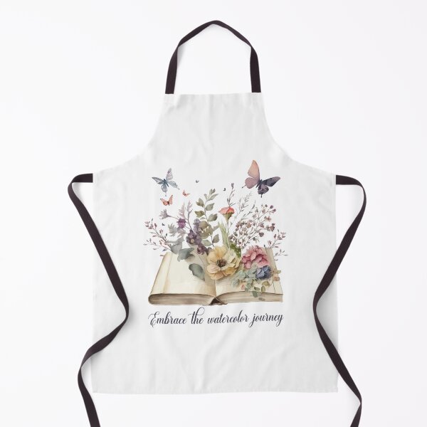 Item preview, Watercolor open book, funny reading flowers, flowers designed and sold by Easonseay.