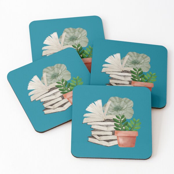 Item preview, Open Book with Green Flowers designed and sold by Easonseay.