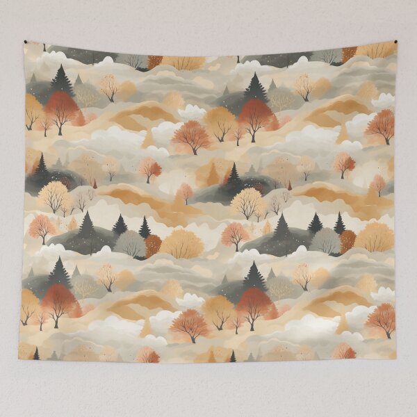 Item preview, Cloudy Autumn Forest designed and sold by peony225.