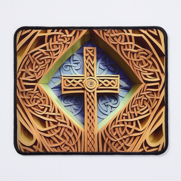 Item preview, Wooden celtic cross designed and sold by Goodyzaa.