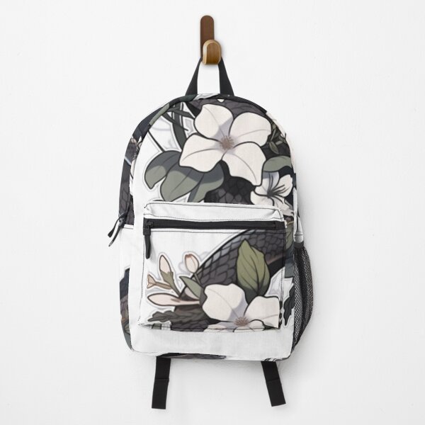 Item preview, Gothic Aesthetic Cute Floral Snake designed and sold by MaryLWilliams.