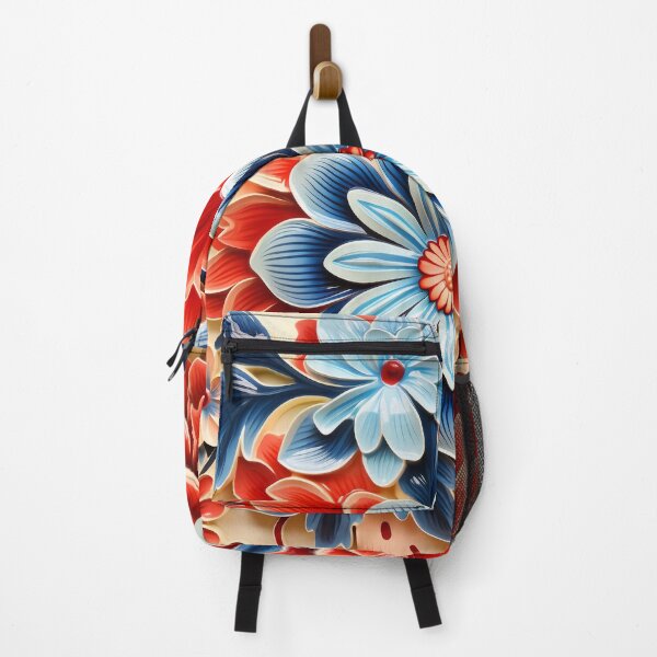 Item preview, Blue and Orange flower HD digital art designed and sold by EternityLoves.