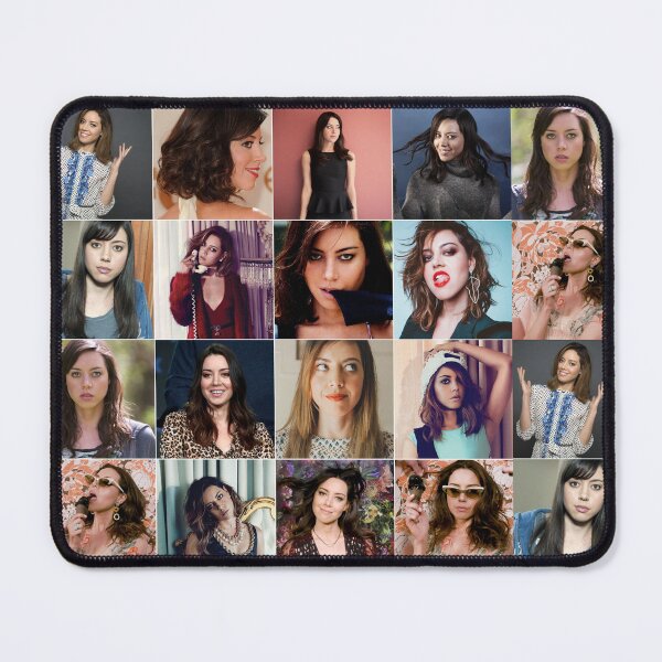 Item preview, Aubrey Plaza Photo Collage designed and sold by GoghGetta.