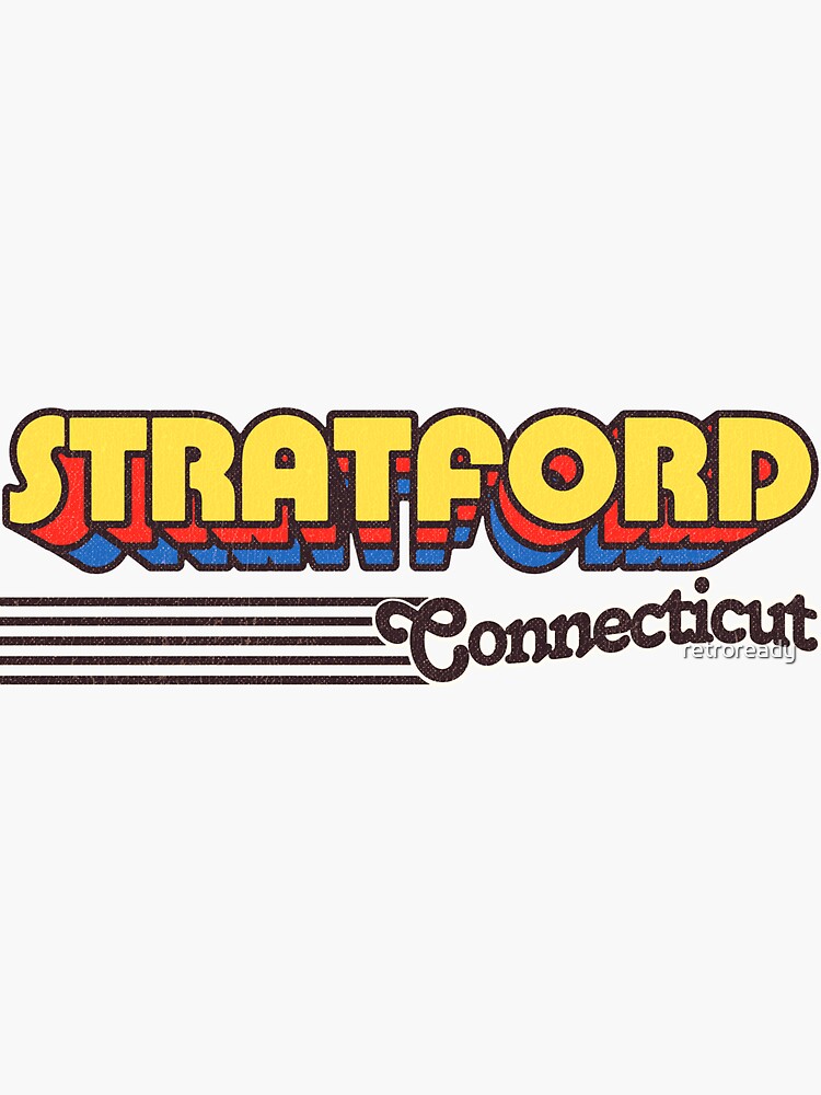Stratford, Connecticut | Retro Stripes by retroready