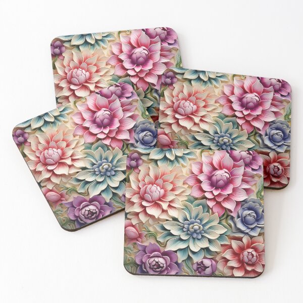 Item preview, Pink, Green and Orange flower HD digital art designed and sold by EternityLoves.