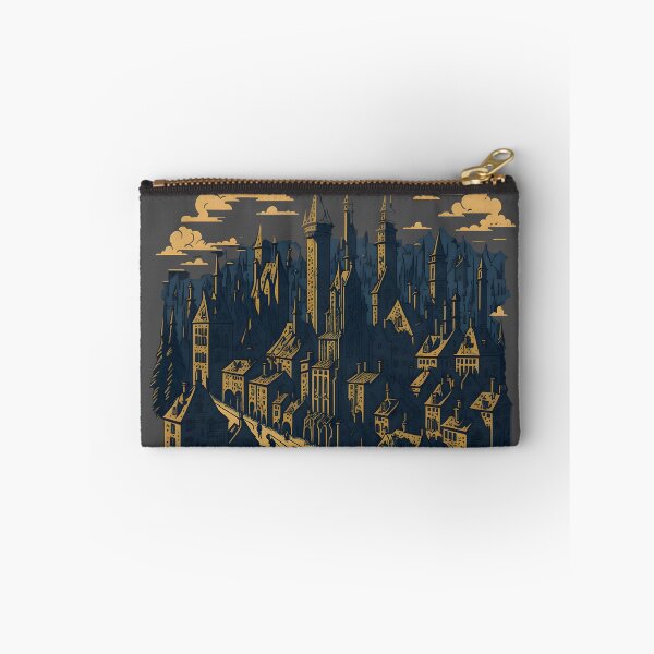 Item preview, Medieval Cityscape Abstarct cartoon designed and sold by MoxieVibe.