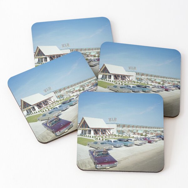 Item preview, VIP Motel with 1960s Cars in Wildwood New Jersey designed and sold by aladdincolor.