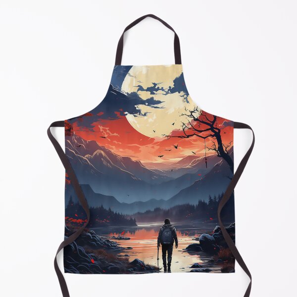Item preview, Open landscape distant mountains designed and sold by WallWhimsyWorks.