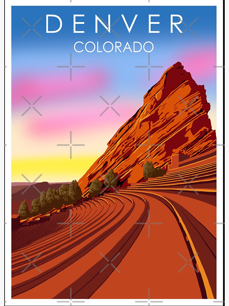 "Denver, Colorado" Art Board Print for Sale by Emma1706 Redbubble
