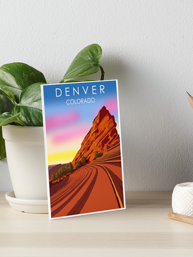 "Denver, Colorado" Art Board Print for Sale by Emma1706 Redbubble