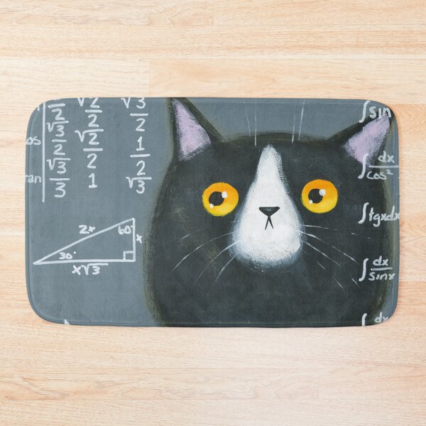 Item preview, Maths Cat designed and sold by KilkennyCat Art.