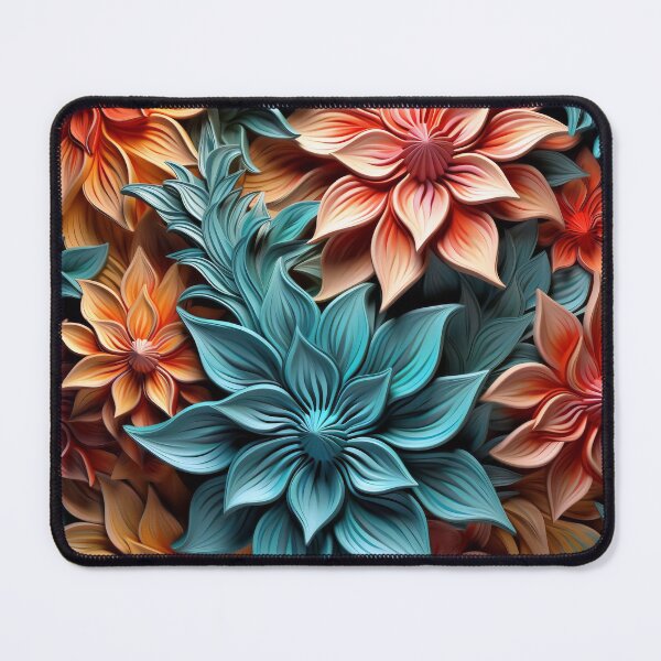 Item preview, Green and Orange flora HD digital art designed and sold by EternityLoves.