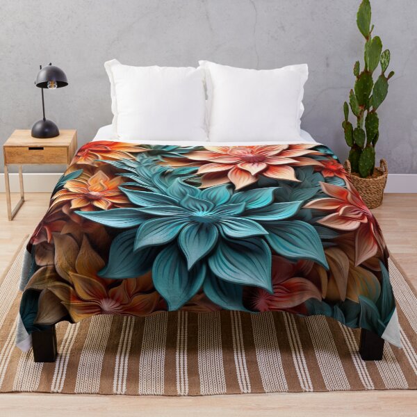 Item preview, Green and Orange flora HD digital art designed and sold by EternityLoves.