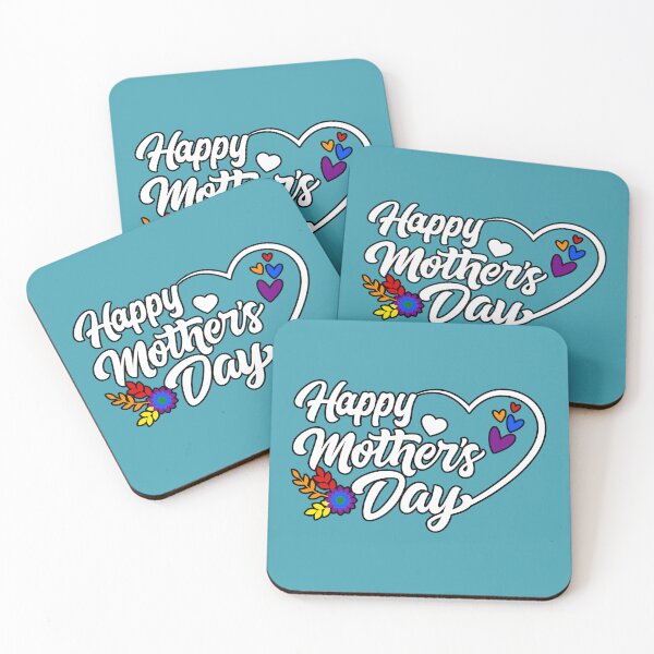 Item preview, LGBTQ Happy Mother's Day, Rainbow Flag Hearts designed and sold by Savchuk-Vova.