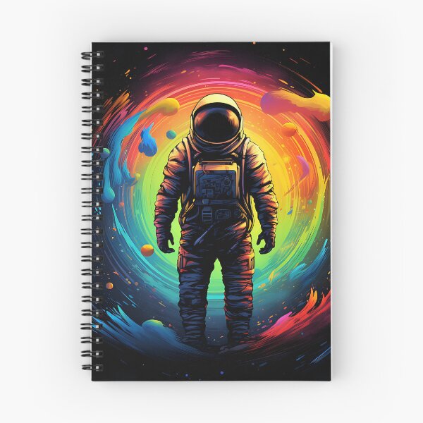Item preview, Astronaut in Space on Colorful Canvas designed and sold by ArtisimoStudio.