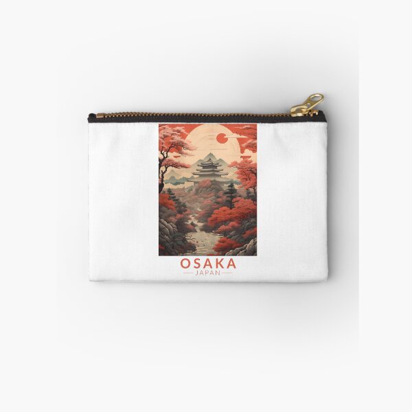 Item preview, Osaka Japan Travel Art Vintage designed and sold by KrisSidDesigns.
