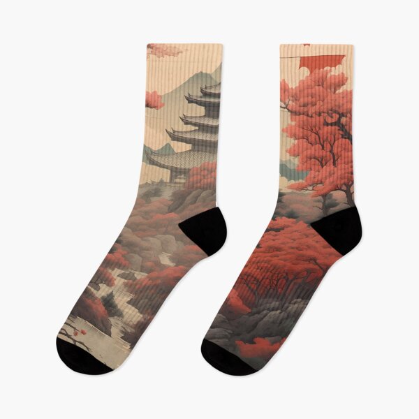 Item preview, Osaka Japan Travel Art Vintage designed and sold by KrisSidDesigns.