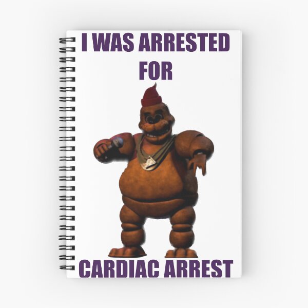 Item preview, FNAF cardiac arrest designed and sold by CringeLoreCity.