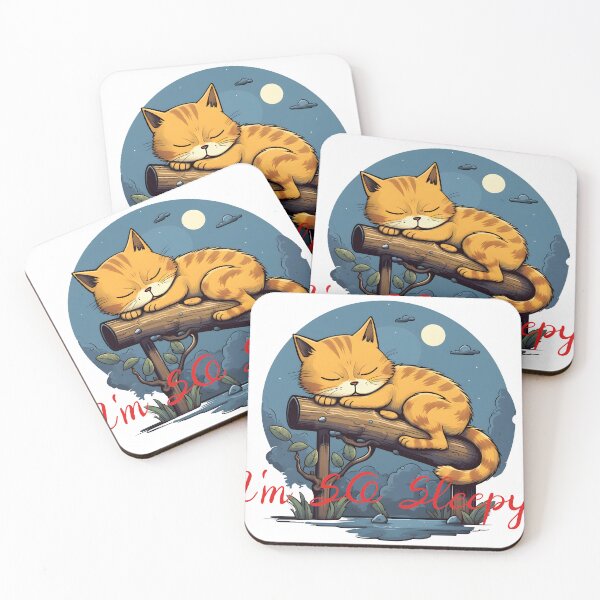Item preview, sleepy cat designed and sold by lighte.