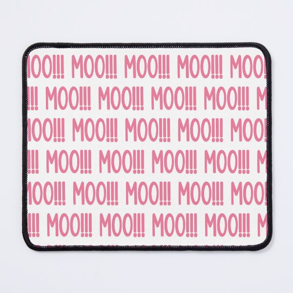 Item preview, Pink and White Moo designed and sold by TakaTatu.
