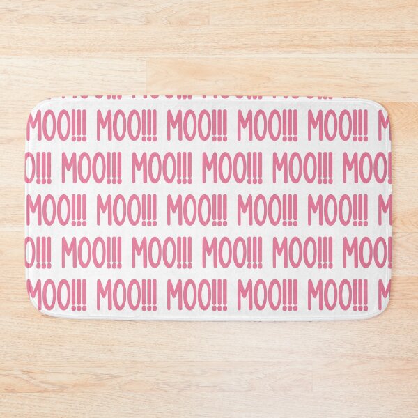 Item preview, Pink and White Moo designed and sold by TakaTatu.