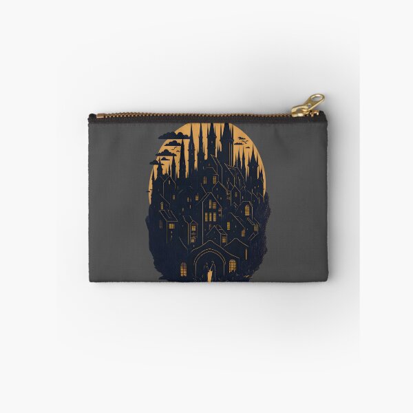 Item preview, Medieval Cityscape Abstarct cartoon Night designed and sold by MoxieVibe.