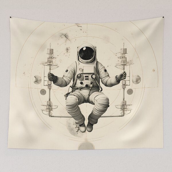 Artikelvorschau, Meditativer Astronaut entworfen und verkauft von ArtisimoStudio.