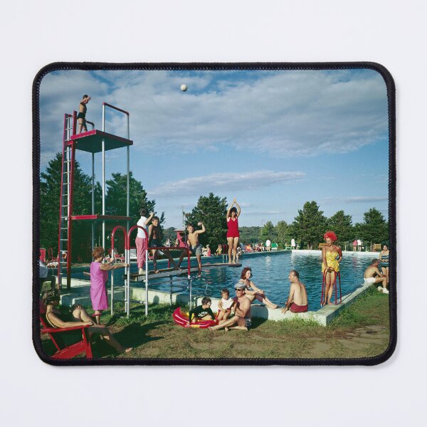 Item preview, Grandview Hotel in Moodus Connecticut 1960's Outdoor Pool with High Dive designed and sold by aladdincolor.