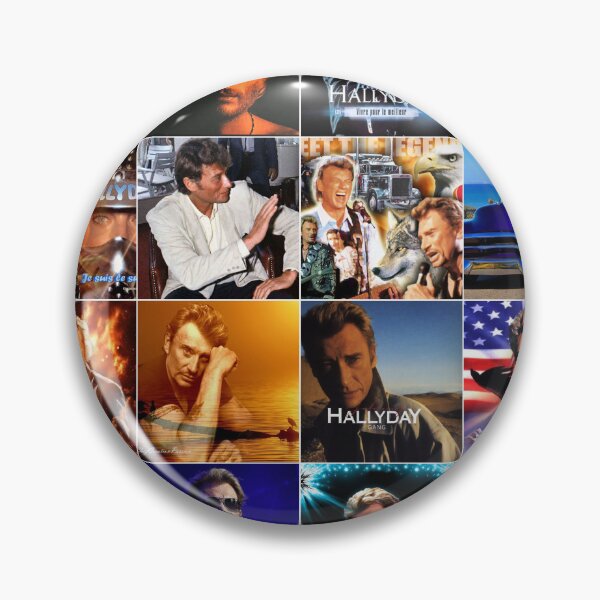 Item preview, Johnny Hallyday Photo Collage designed and sold by GoghGetta.