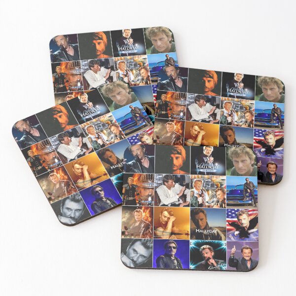 Item preview, Johnny Hallyday Photo Collage designed and sold by GoghGetta.