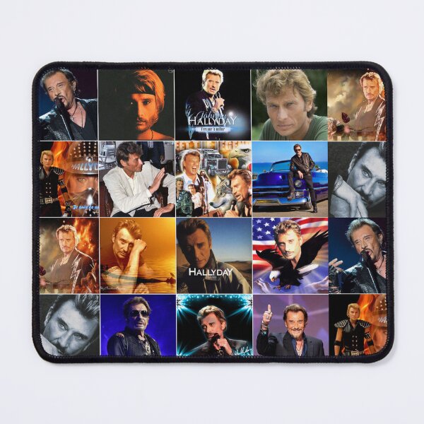 Item preview, Johnny Hallyday Photo Collage designed and sold by GoghGetta.