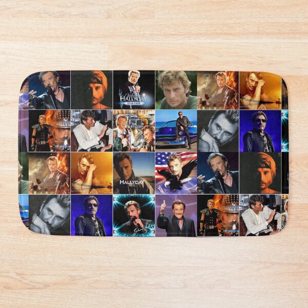 Item preview, Johnny Hallyday Photo Collage designed and sold by GoghGetta.