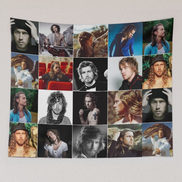 Item preview, Julien Doré Photo Collage designed and sold by GoghGetta.