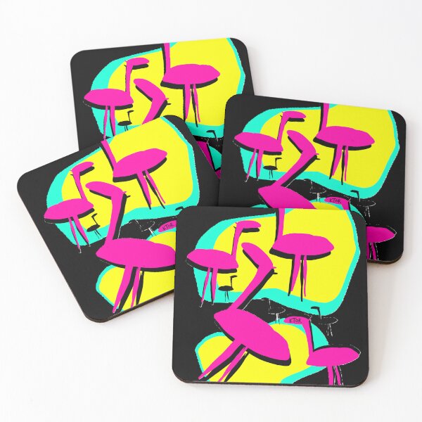 Item preview, 80's Style Flamingos designed and sold by KevenTees.