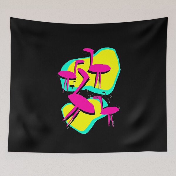 Item preview, 80's Style Flamingos designed and sold by KevenTees.