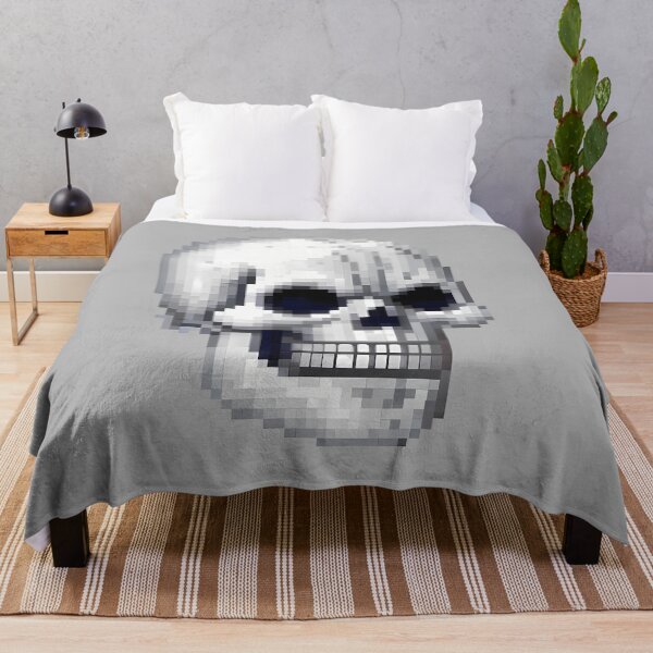 Item preview, Retro pixelated game skull. designed and sold by twisted-dot.